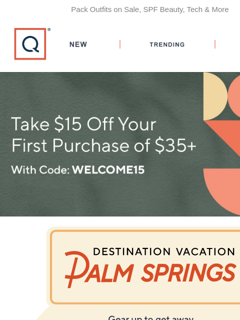 qvcemail newsletter: Catch Us Live from Palm Springs!