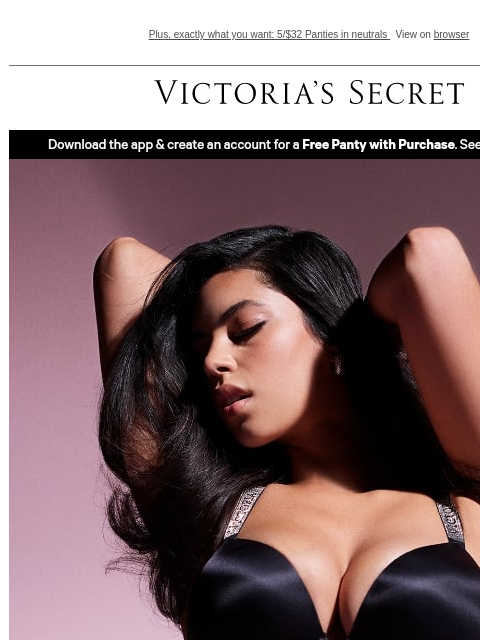 victoriassecret newsletter: Ends Tomorrow: Buy 2 Bras, Get 1 FREE