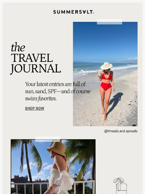 summersalt newsletter: 📍 Currently Somewhere Sunny