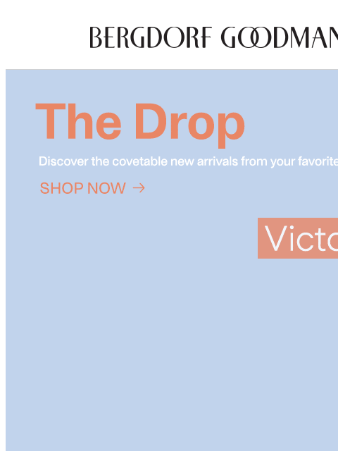 bergdorfgoodman newsletter: The Drop: New Arrivals Just Landed