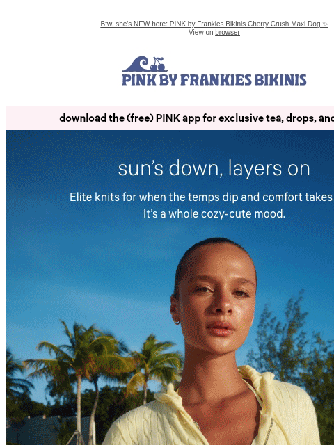 vspink newsletter: Put This On; Say It’s Your Favorite 😉