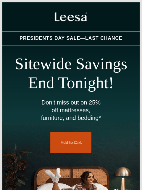 leesasleep newsletter: Prices go back up tomorrow!