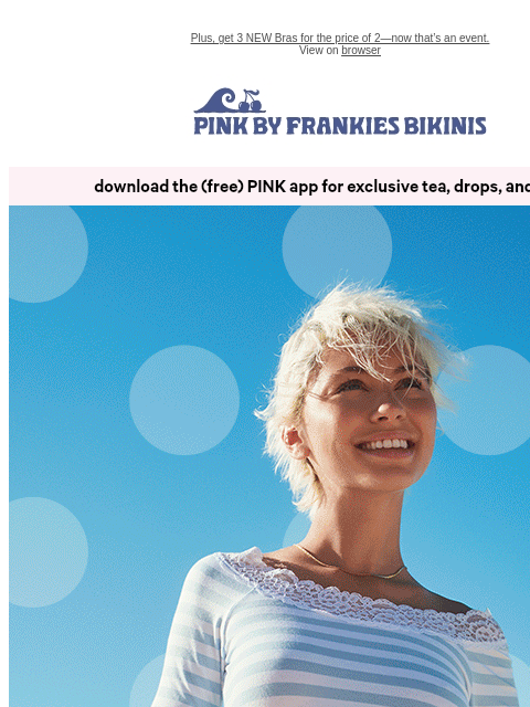 vspink newsletter: Brand-New PINK by Frankies Bikinis 🤩
