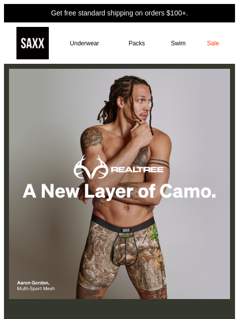 saxxunderwear newsletter: 🦌 Realtree® season is open