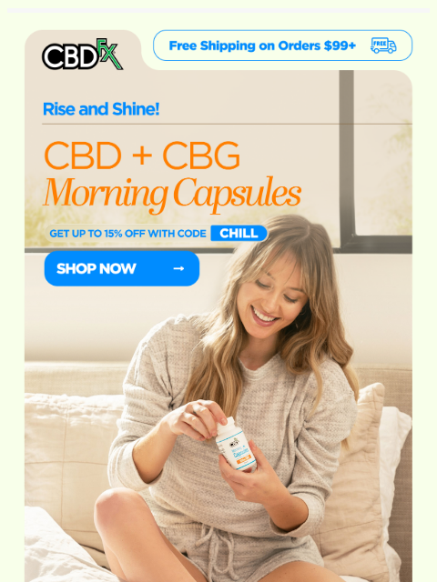 cbdfx newsletter: Energy? ✅Focus? ✅ Start your day with CBD Morning ...