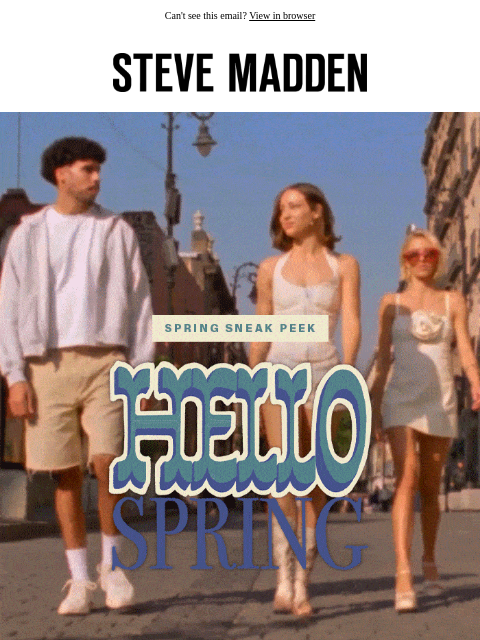 stevemadden newsletter: The NEW Collection Is Here