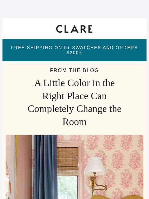 clare newsletter: 5 under-the-radar updates designers swear by