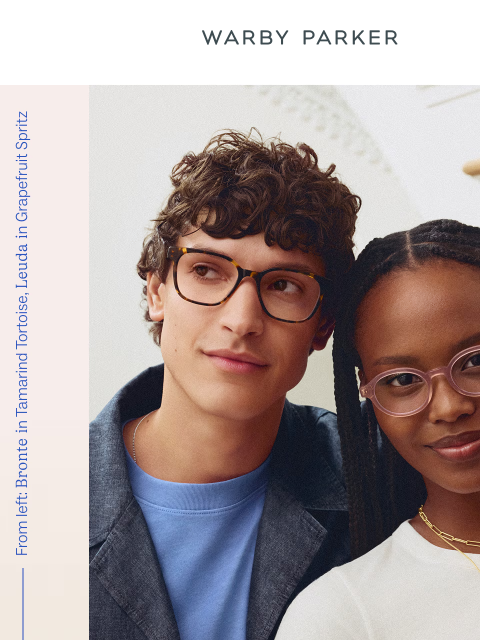 warbyparker newsletter: New frames just landed