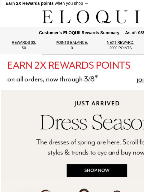 eloquii newsletter: It's dress SZN (!!)