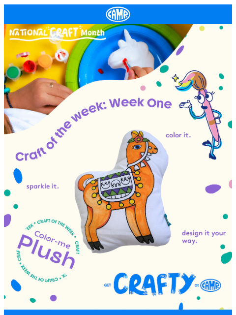 camp newsletter: Your First Craft of March Is Here