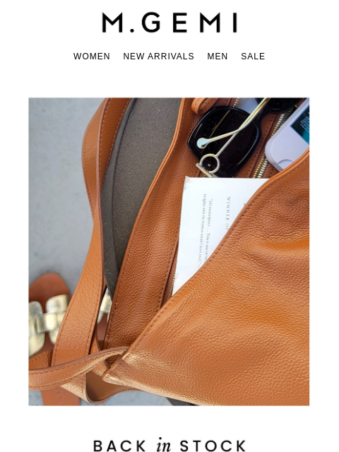 mgemi newsletter: Our Convertible Backpack Is Back!