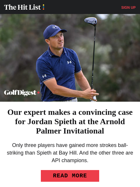golfdigest newsletter: Tour winner plays Augusta National for first time