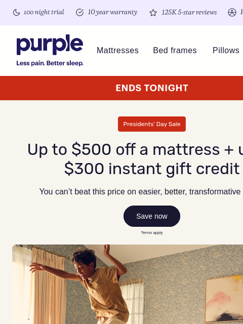 purple newsletter: TONIGHT, your LAST CHANCE to save