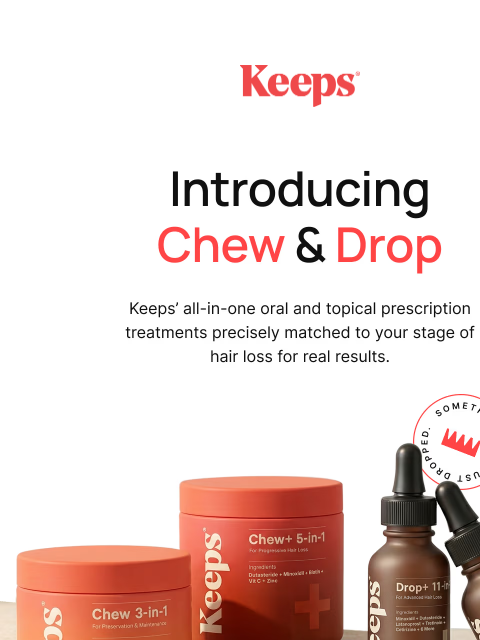 keeps newsletter: Something new just dropped