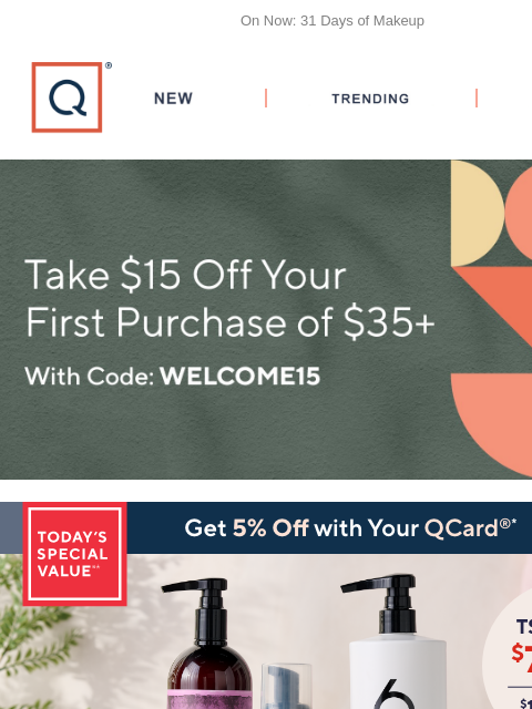 qvcemail newsletter: WEN TSV® Ships Free & Under $80 + Get $15 Off