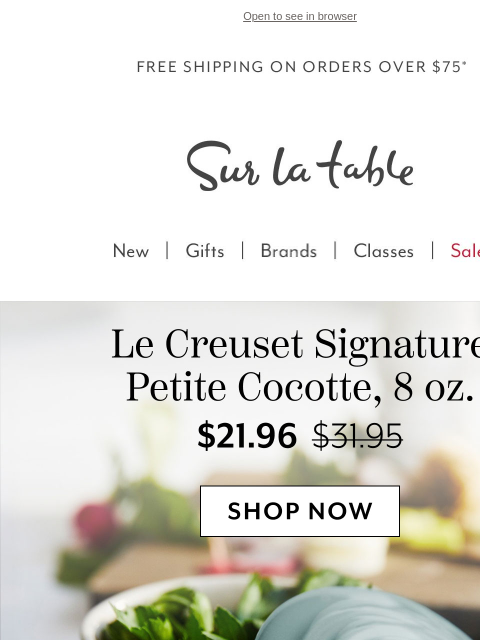 surlatable newsletter: How will you use this Le Creuset bestseller?