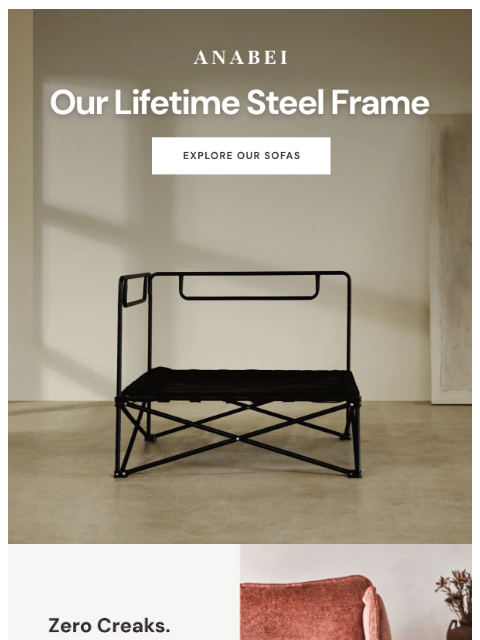 anabei newsletter: Our Patent Pending Steel Frame