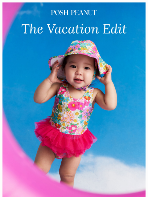 poshpeanut newsletter: 🌼 New Tomorrow: The Vacation Edit