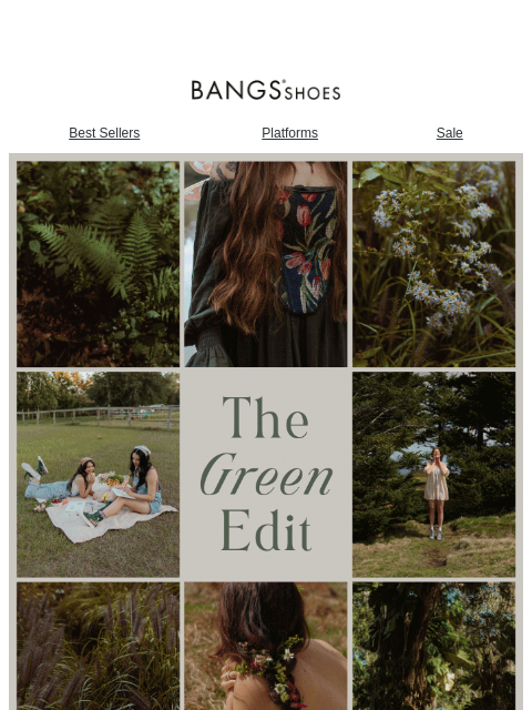 bangsshoes newsletter: Grounded in Green 🌿