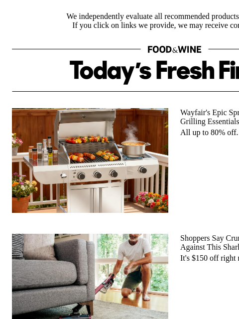 foodandwine newsletter: Crumbs 'Don't Stand a Chance' Against This $150-Of...