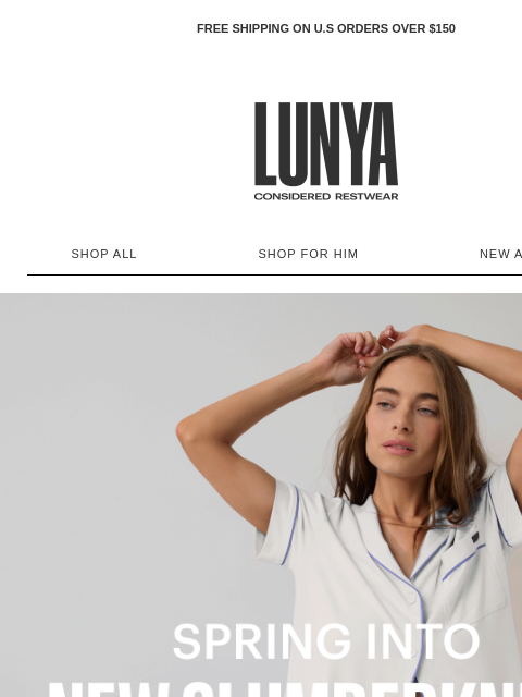 lunya newsletter: DAYLIGHT SAVINGS IS COMING