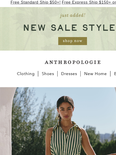 anthropologie newsletter: A moment for new SIMONMILLER 🌴