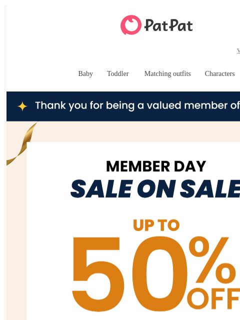 patpat newsletter: APPROVED: Member Day Starts for You Now