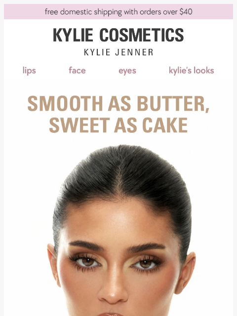 kyliecosmetics newsletter: JUST DROPPED: butter cake lip butter 💛
