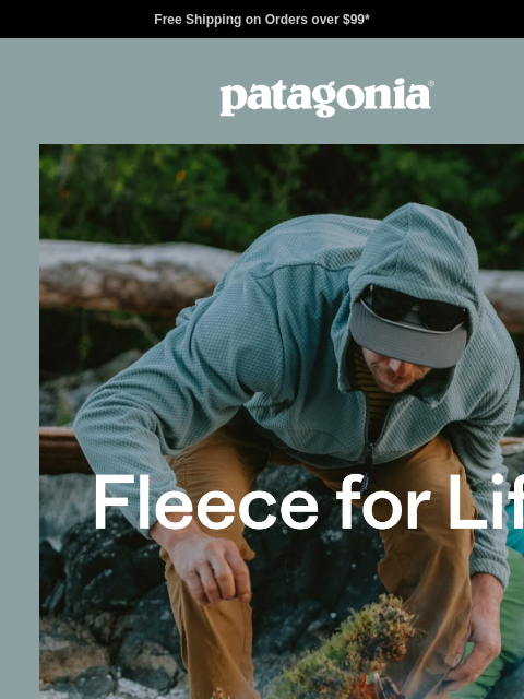 patagonia newsletter: New lightweight textured fleece for spring