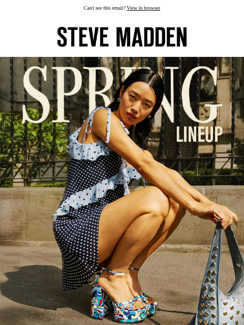 stevemadden newsletter: Your Spring Closet Reset