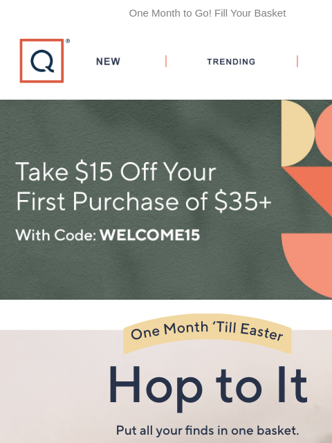 qvcemail newsletter: Easter's Just Around the Corner