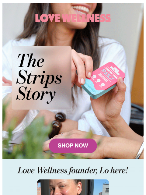 lovewellness newsletter: Lo tells all…