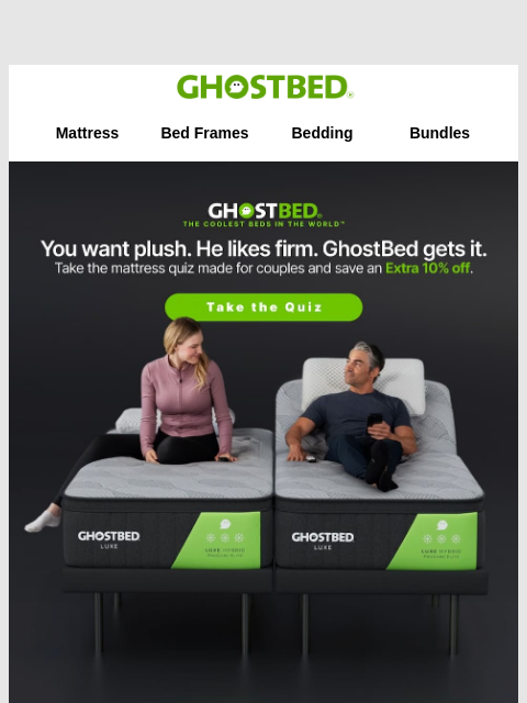 ghostbed newsletter: Sleep Quiz: Are you on the Wrong Mattress?