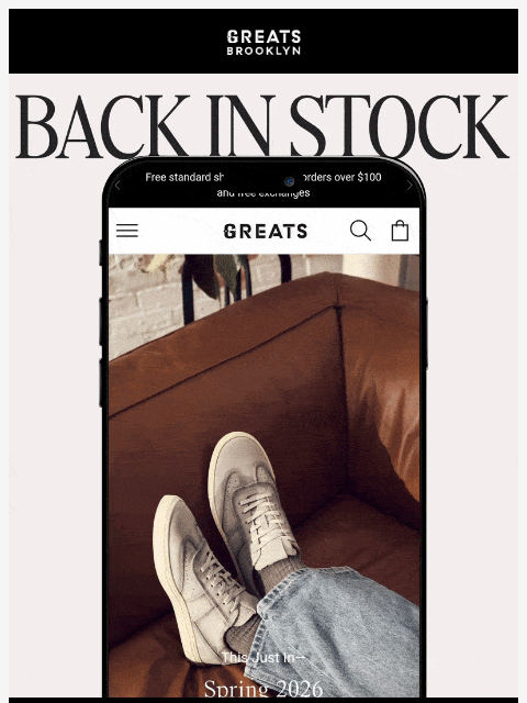 greatsbrand newsletter: Back by demand.