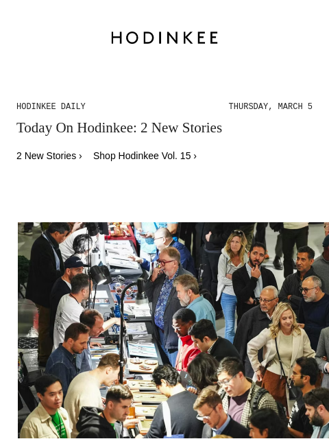 hodinkee newsletter: Hodinkee Daily | 03/05/2026