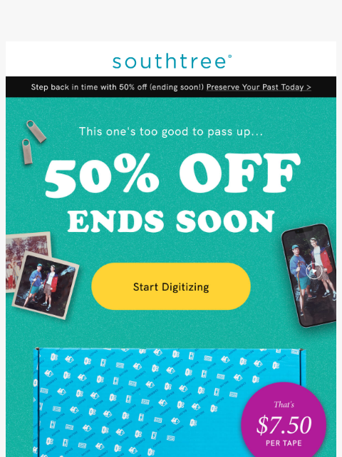 southtree newsletter: 50% off ending soon! ⏳