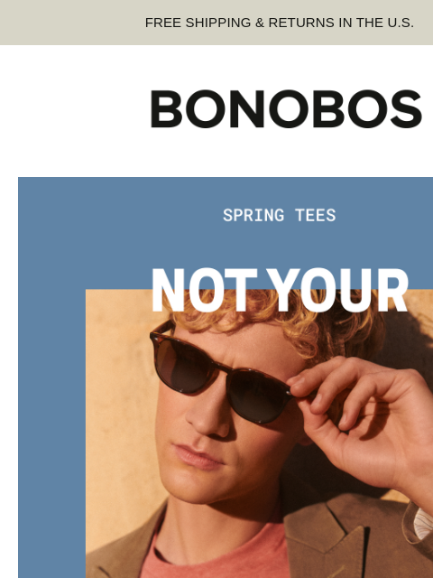 bonobos newsletter: The Three Tees for Every Style