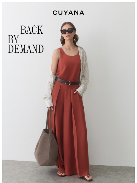 cuyana newsletter: New Silk Style Separates