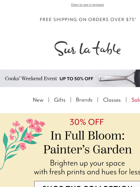 surlatable newsletter: 🌼 Bring Home the Bloom