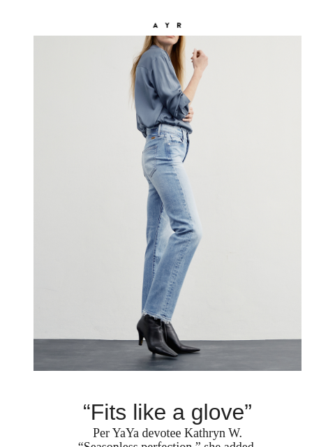 ayr newsletter: FITS LIKE A GLOVE