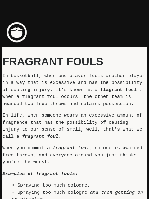 beardbrand newsletter: Don’t commit a fragrant foul