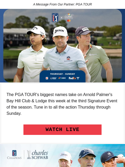 golfdigest newsletter: PGA TOUR stars are out at Bay Hill