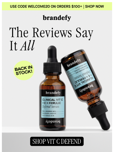 brandefyskin newsletter: It's a favorite for a reason