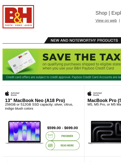 bhphotovideo newsletter: New Gear from Apple, Godox & More + Last Chance on...