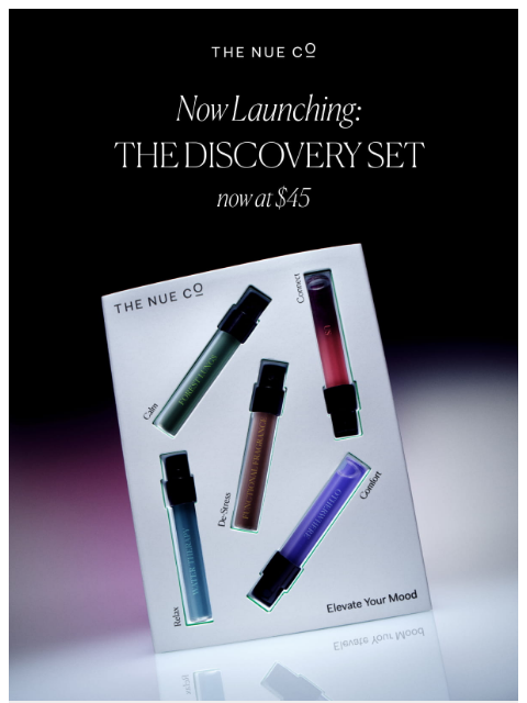 thenueco newsletter: New: Discovery Set - Fragrance For a Better Mood