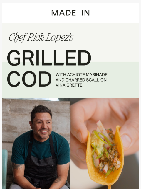 madeincookware newsletter: The Trick Behind Perfectly Seared Fish