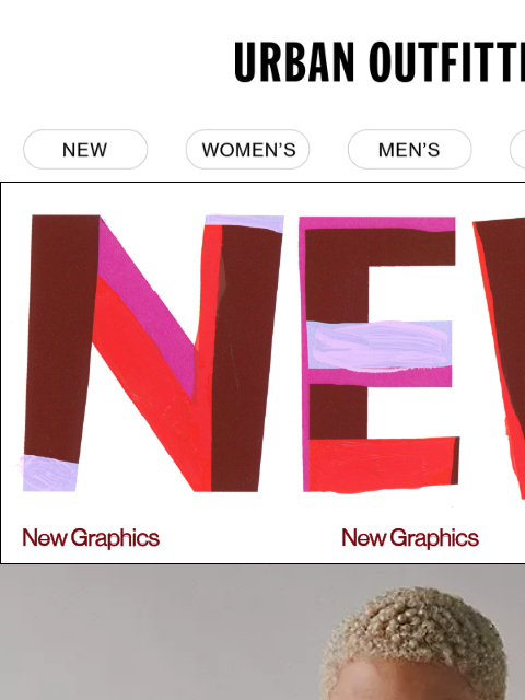 urbanoutfitters newsletter: New Graphics: Sports Edition