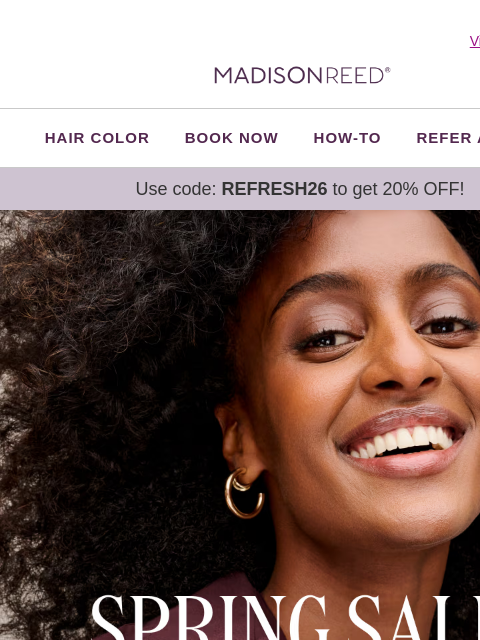 madison-reed newsletter: PSA: The Spring Sale is Here