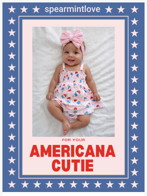 spearmintlove newsletter: For Your Americana Cutie ❤️🤍💙