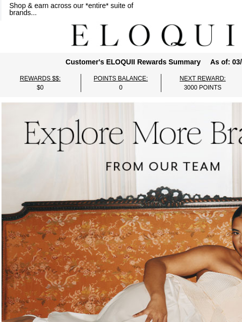 eloquii newsletter: Rewards Exclusive! Earn 2X points, now through 3/8